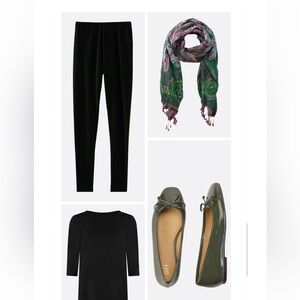 J. Jill Black Ankle Leggings Black